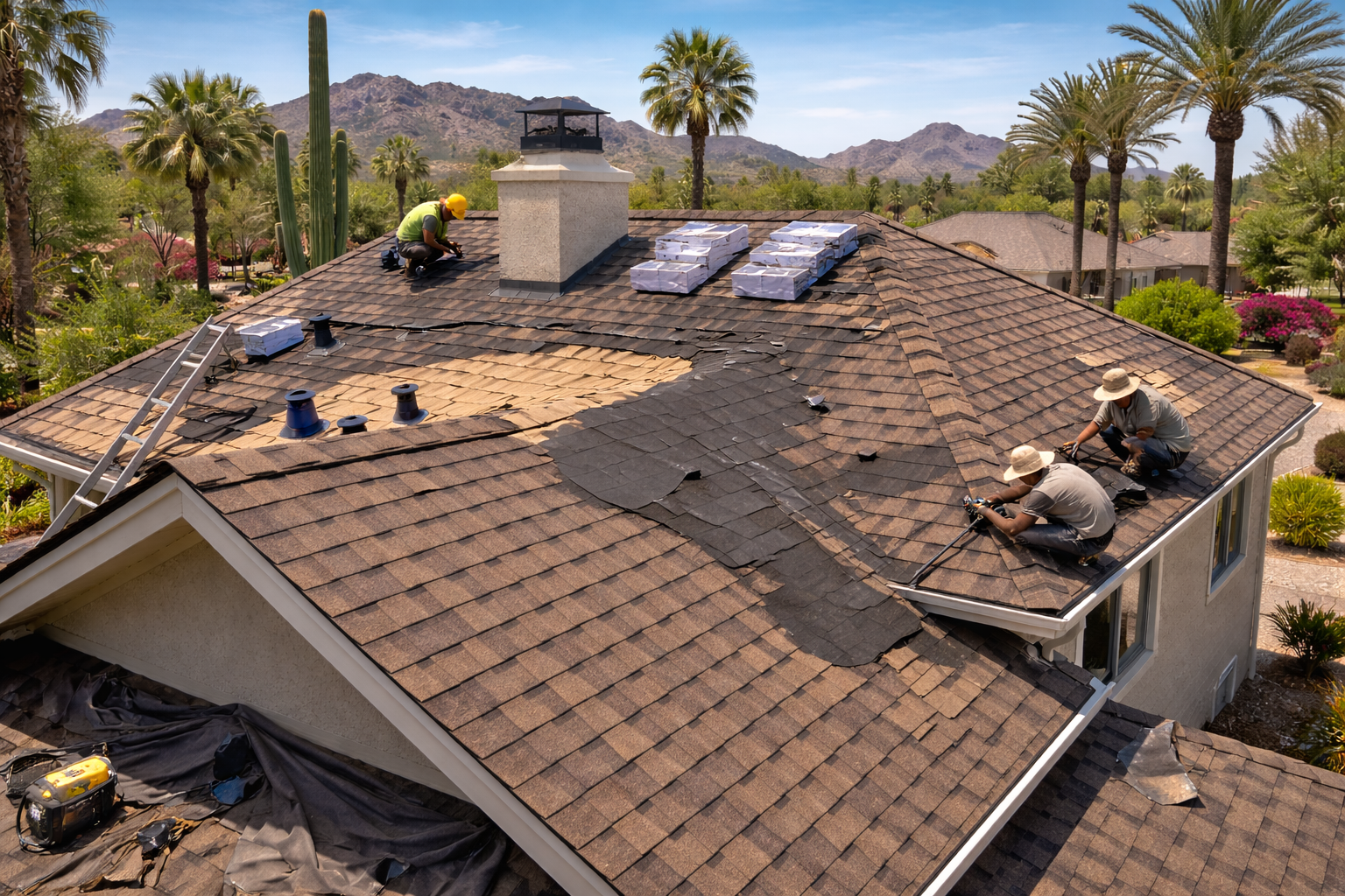 Roof Repair Services by Roof Fix AZ in Sun City and the West Valley